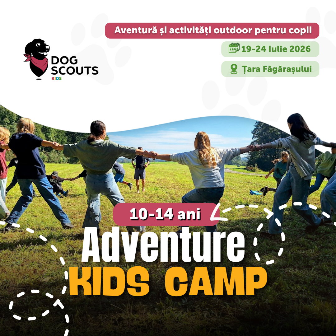 Adventure Kids Camp (10 – 14 ani) • 19-24 iulie